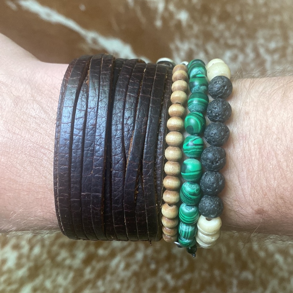 Handcrafted Leather Bracelet - image 7